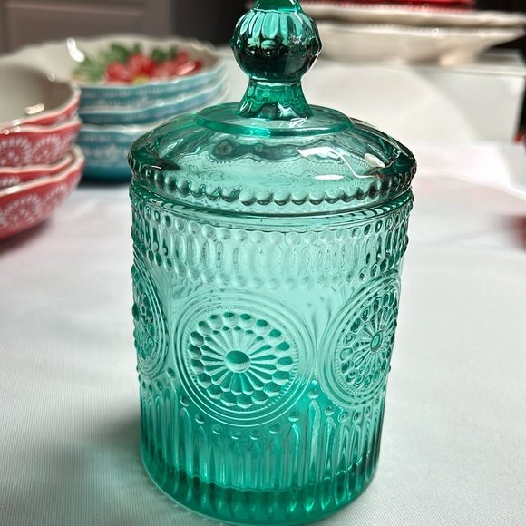 The Pioneer Woman Other - Pioneer Woman candy dish, clear green new condition.